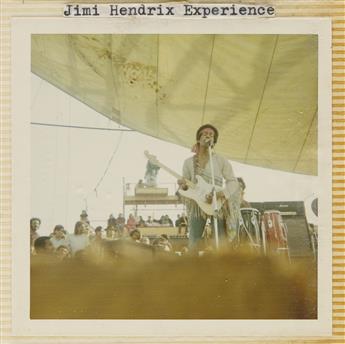 (SUMMER OF 69--WOODSTOCK & TORONTO POP FESTIVAL) Pair of albums with 245 candid photographs documenting one of the most historic summe